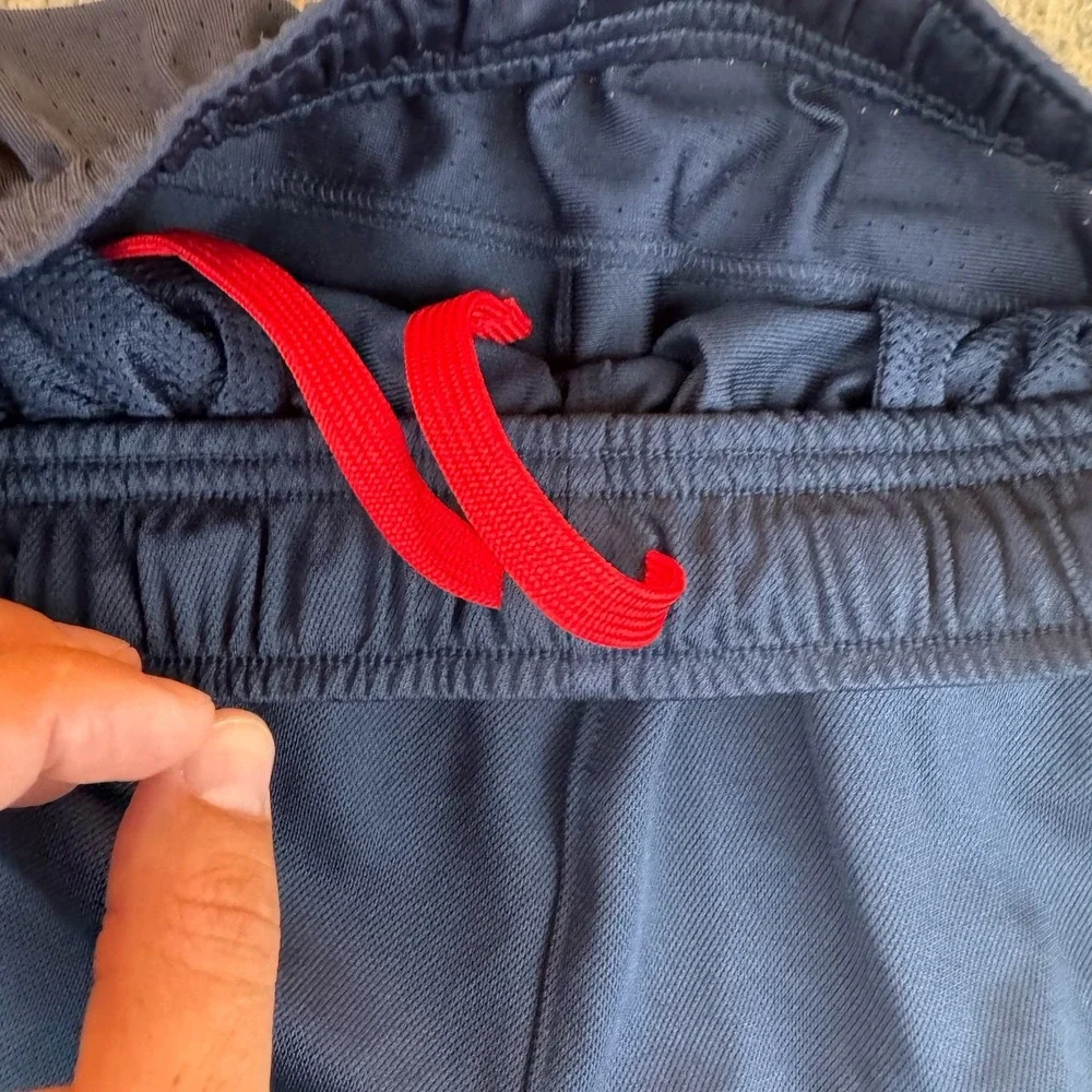 Nike Kyrie Irving Dri-Fit Blue Basketball Shorts Boys Size Xl Blue New Nwt